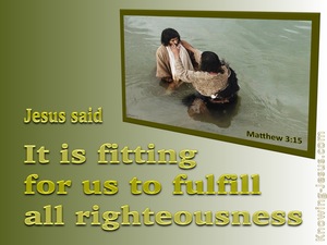 Matthew 3:15